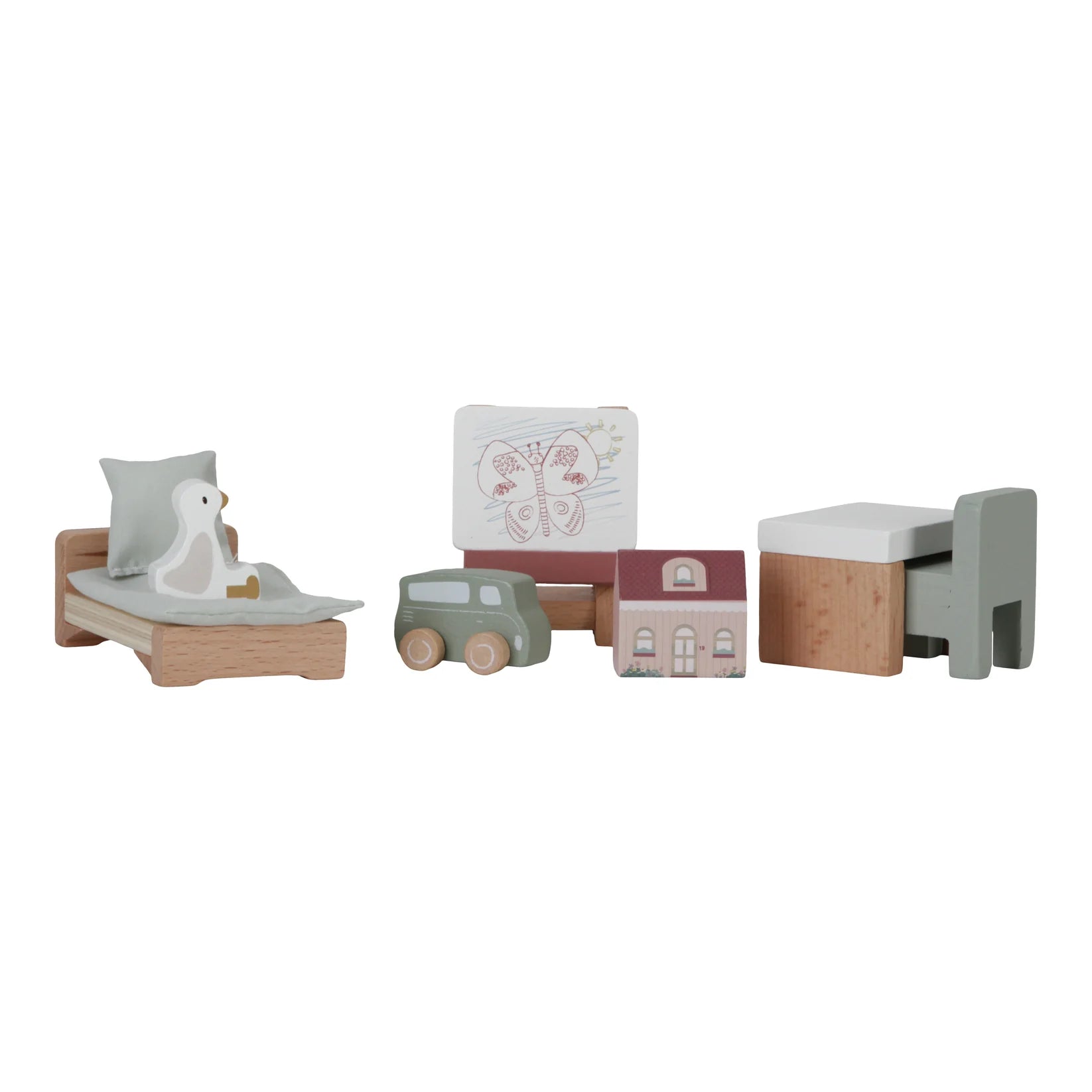 Little Dutch Dolls House Children's Room Expansion Set by Little Dutch - Learning Bugs UK
