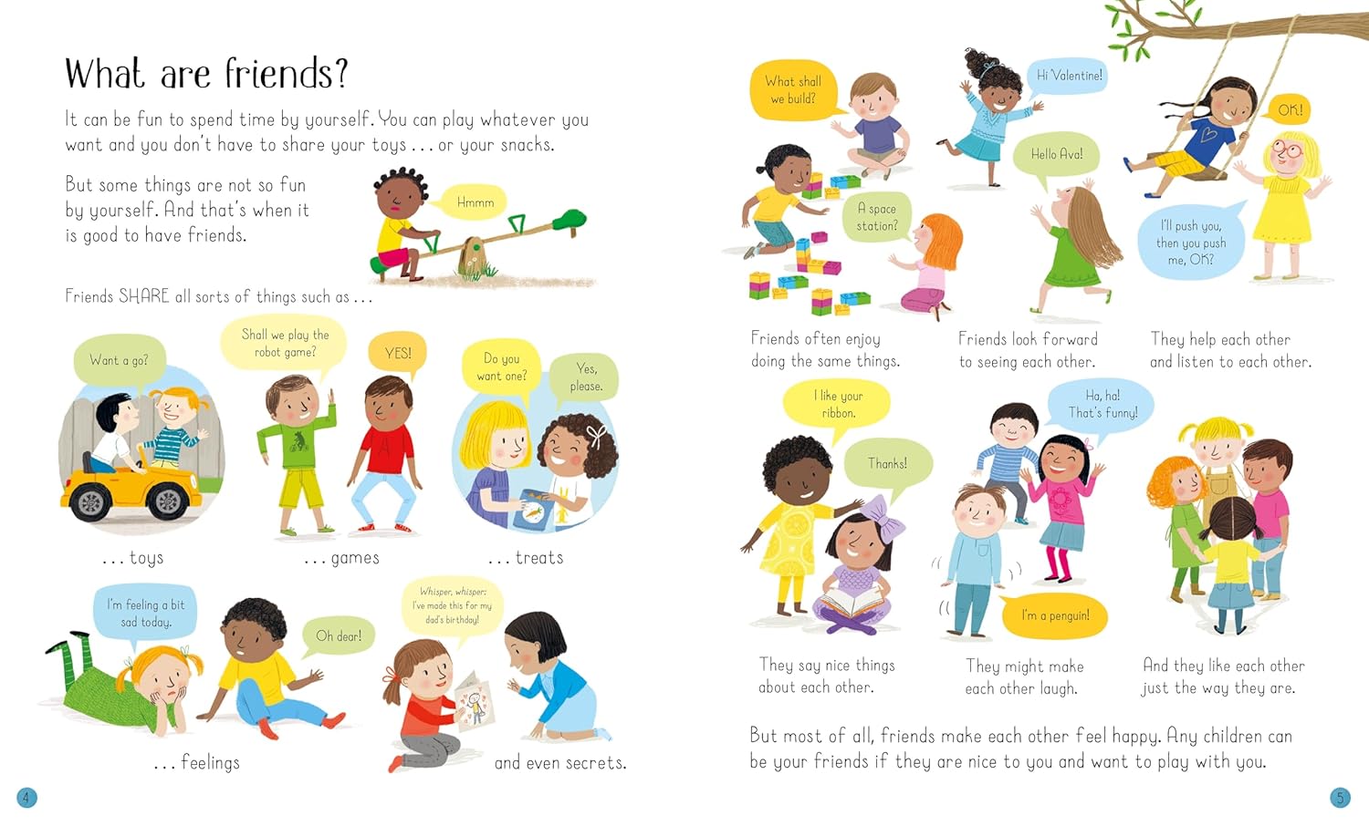Usborne All About Friends by Usborne Books - Learning Bugs UK