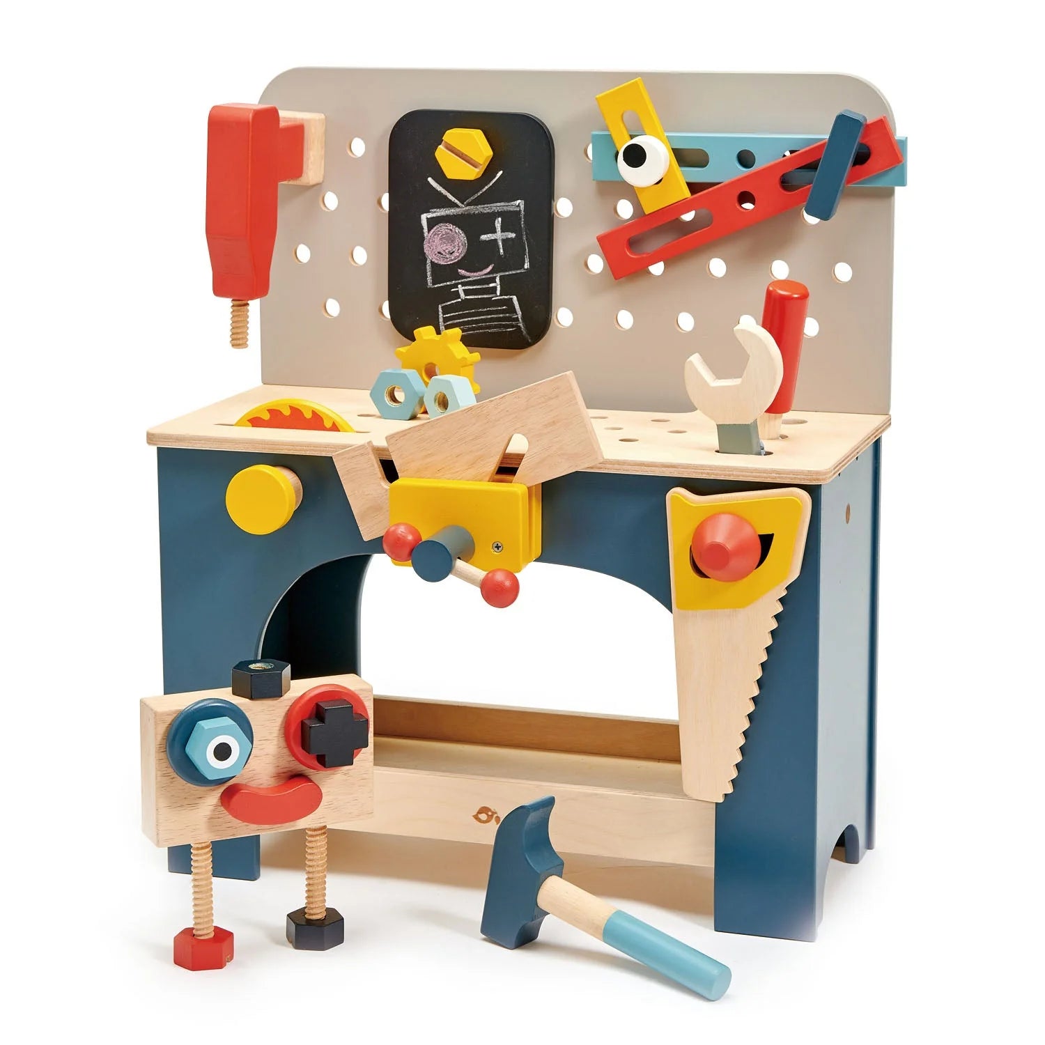 Buy Tender Leaf Toys Wooden Tool Bench | for kids by Learning Bugs UK