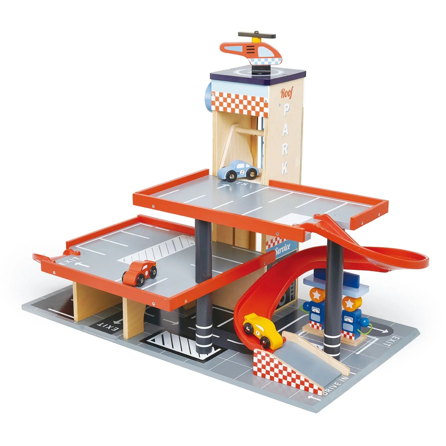 Buy Tender Leaf Toys Blue Bird Service Station | for kids by Learning Bugs UK
