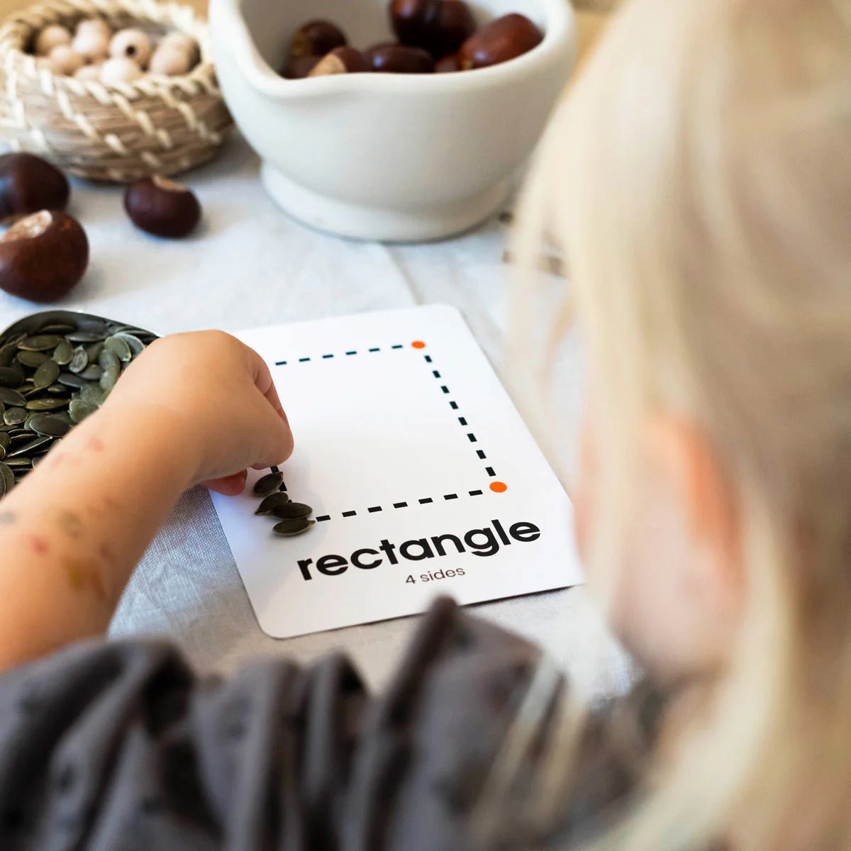 Buy Happy Little Doers Learn Shapes Flashcards | for kids by Learning Bugs UK