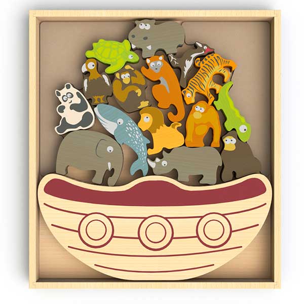 Begin Again Balance Boat Endangered Animals by Begin Again - Learning Bugs UK