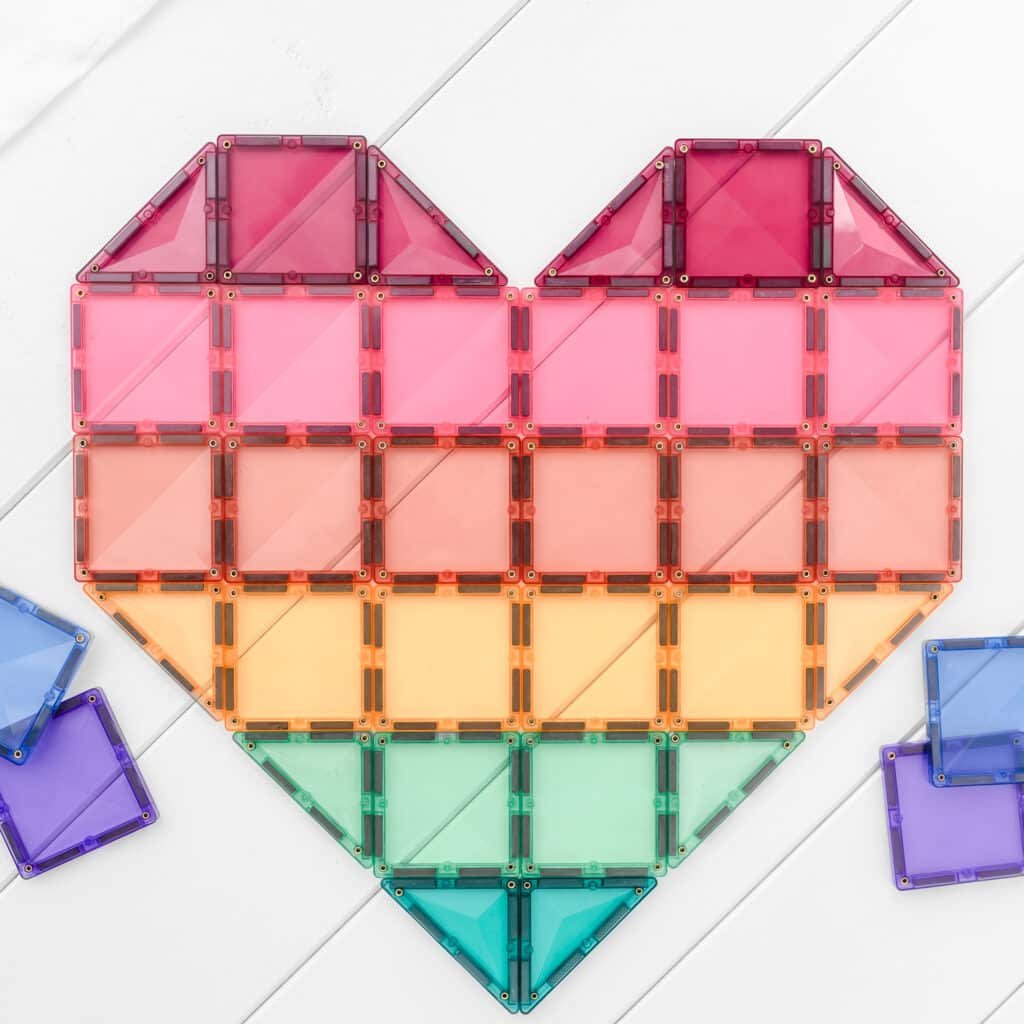 Connetix Tiles - 202 Pastel Mega Pack by Connetix - Learning Bugs UK
