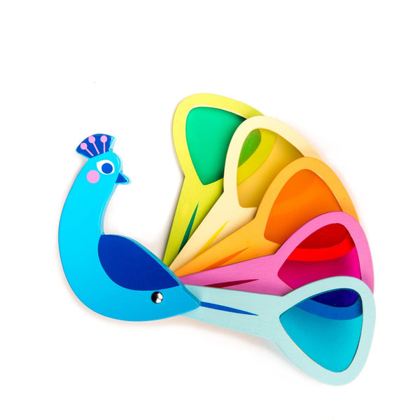 Tender Leaf Peacock Colours by Tenderleaf Toys - Learning Bugs UK