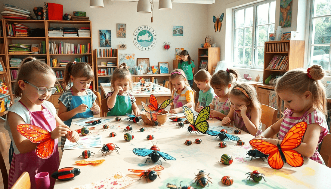 Minibeast Mayhem: Unleash Your Inner Butterfly Artist and Rock Bug Sculptor! - Learningbugs