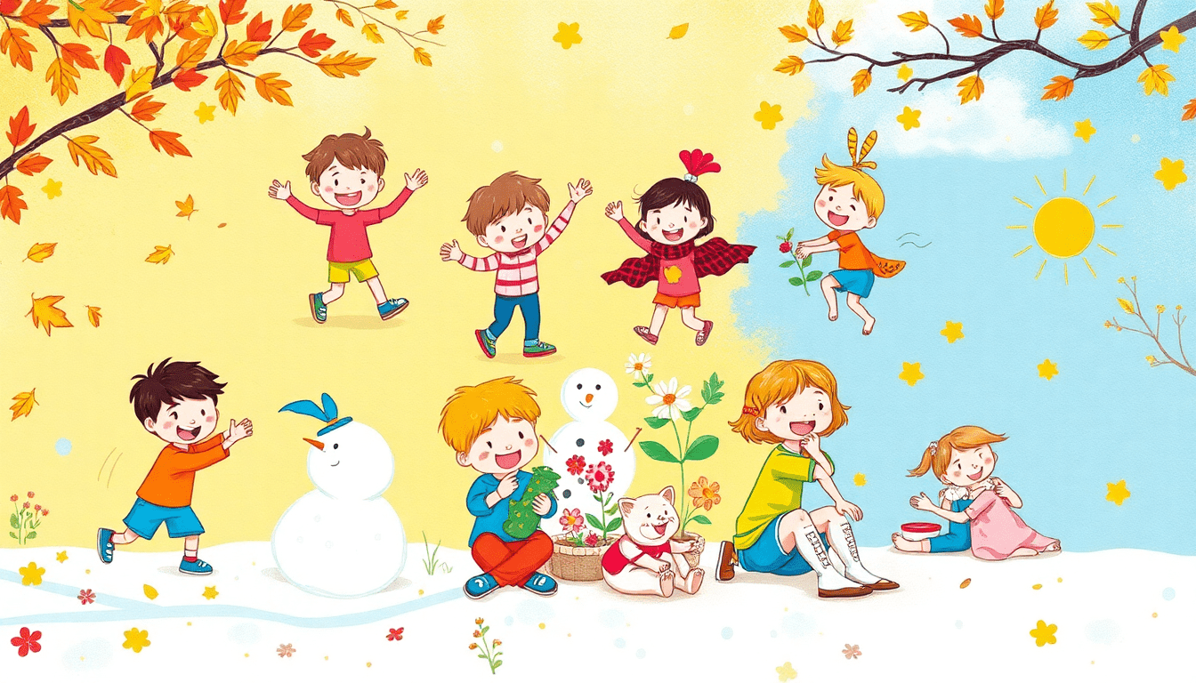 Seasonal Sparks: Keeping Kids Engaged and Content All Year Round - Learningbugs