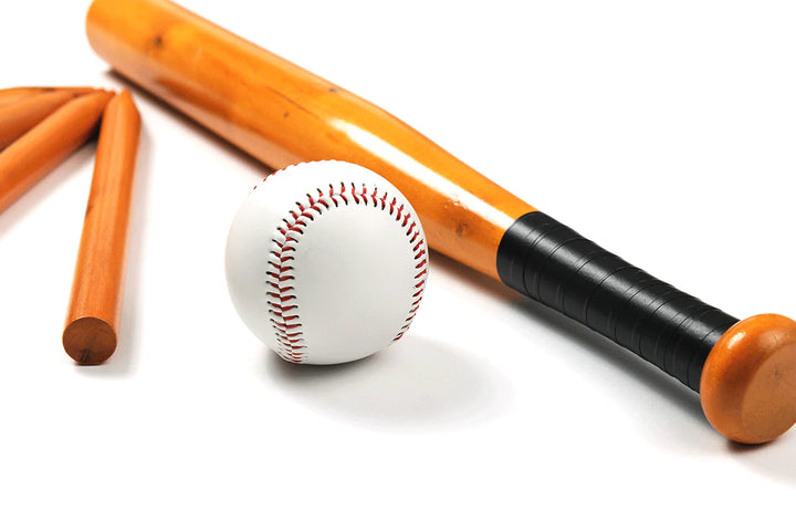 Garden Rounders Set - Wooden Bat, Ball & Stakes by Traditional Garden Games - Learning Bugs UK