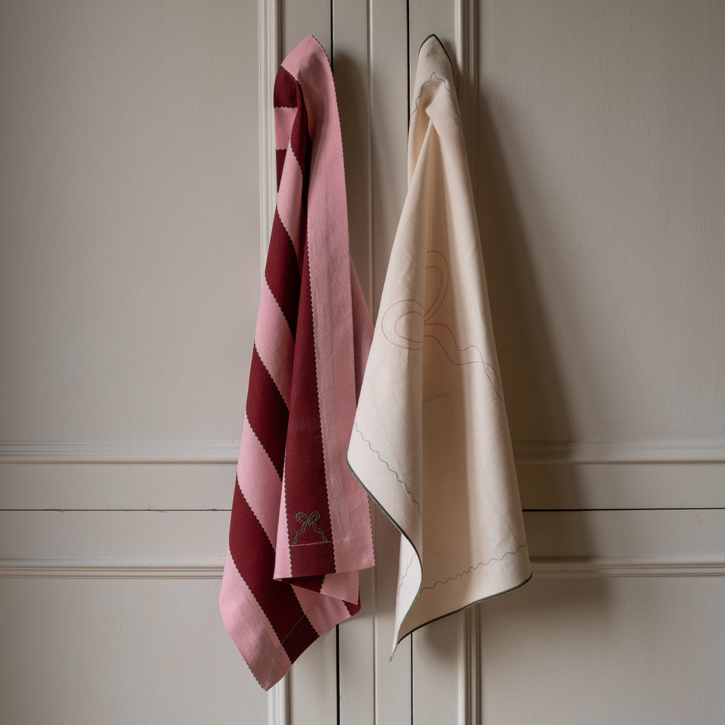 Tea Towels, Set of 2 - Bold Stripe