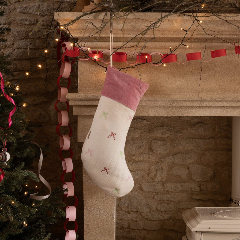 Christmas Stocking - Bows