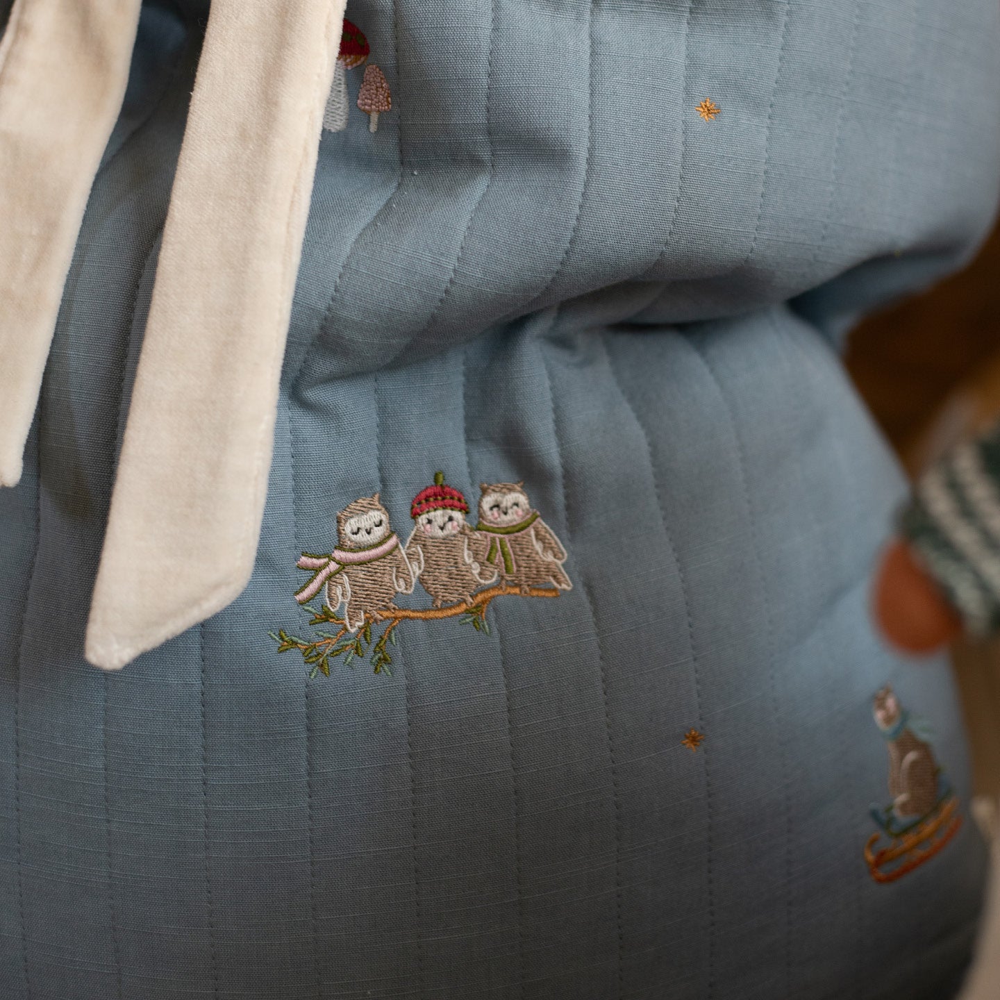 Christmas Present Sack - Owlet Friends