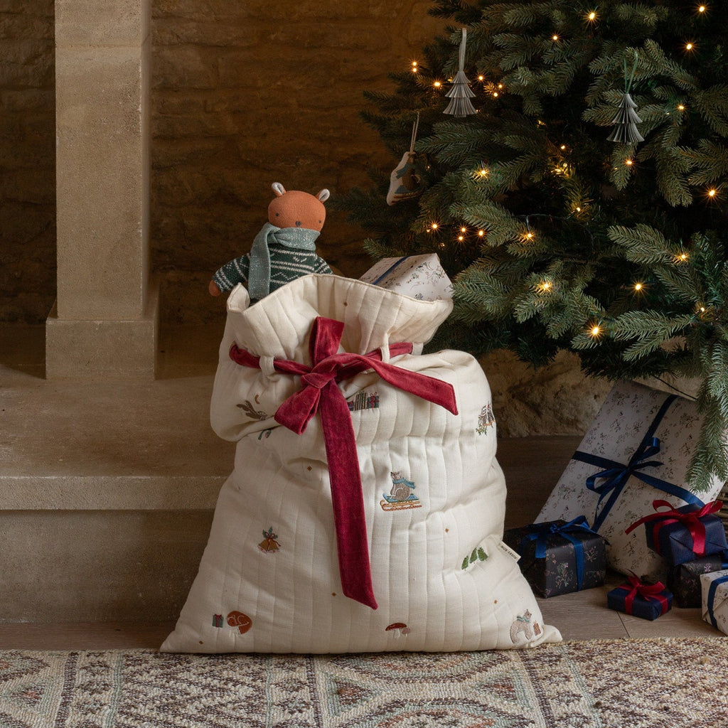 Christmas Present Sack - Bear Cub Friends