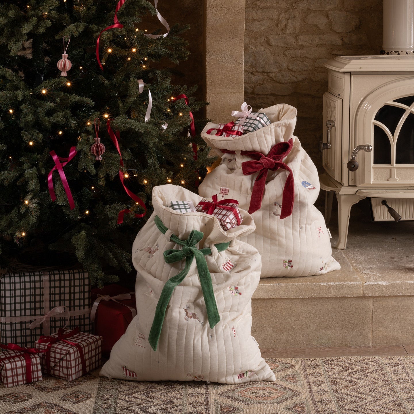 Christmas Present Sack - Christmas Morning
