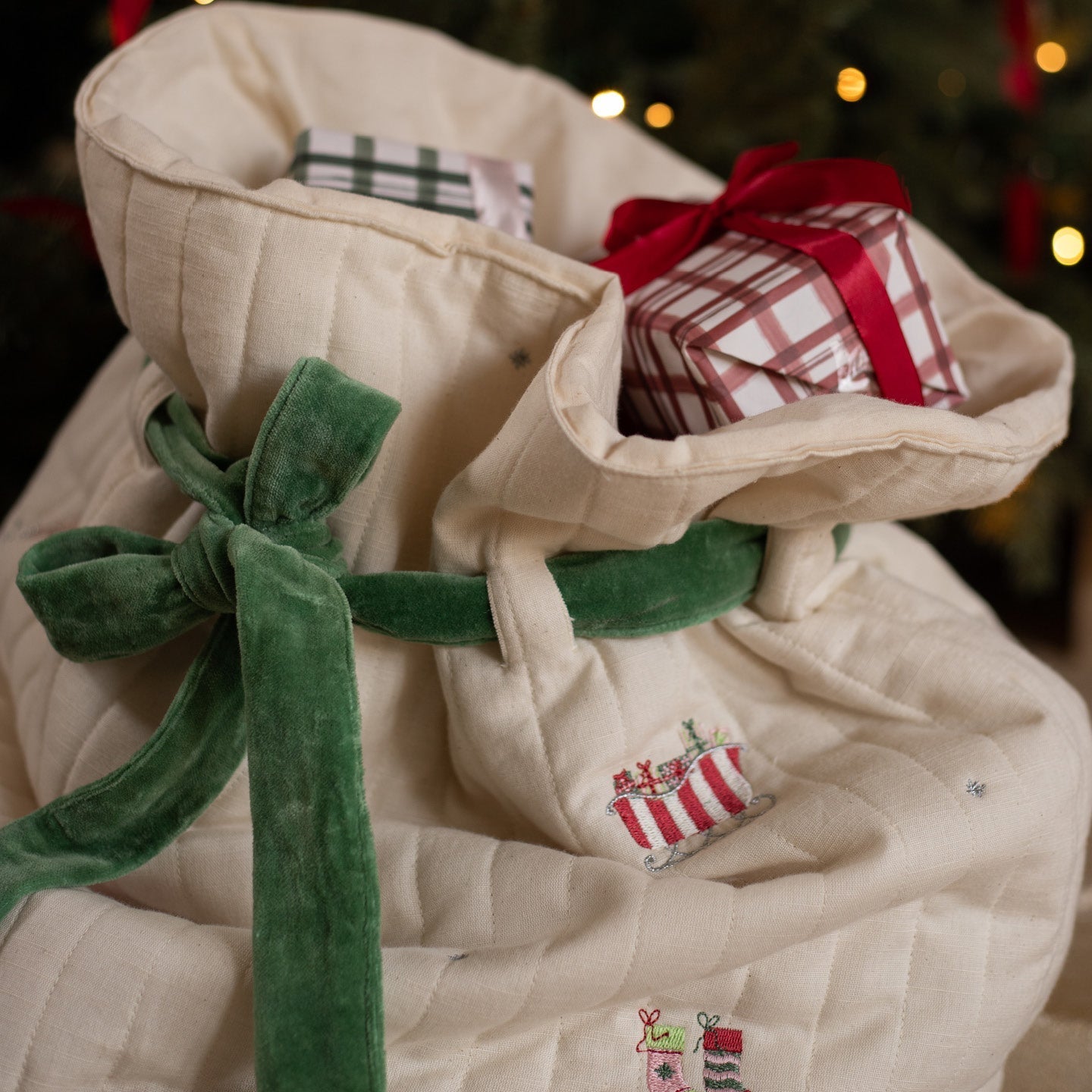 Christmas Present Sack - The North Pole