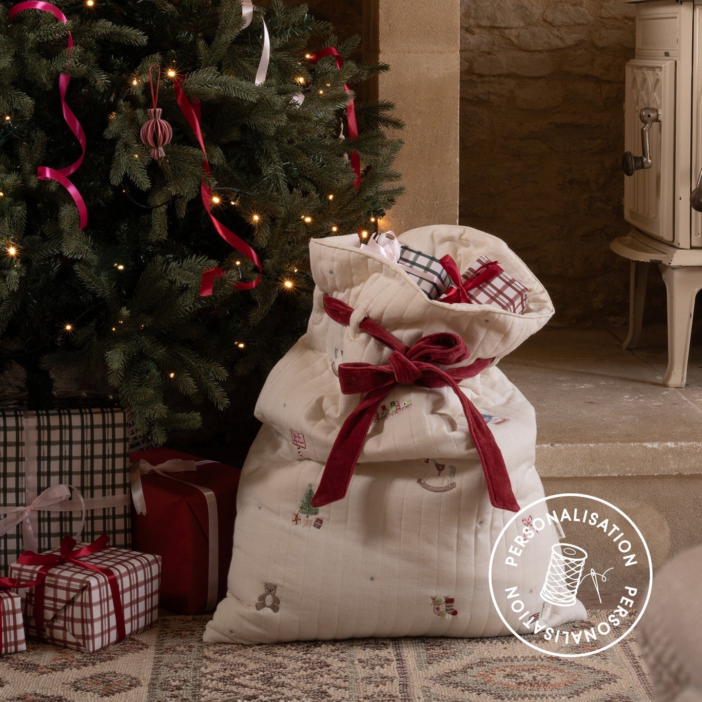 Christmas Present Sack - Christmas Morning
