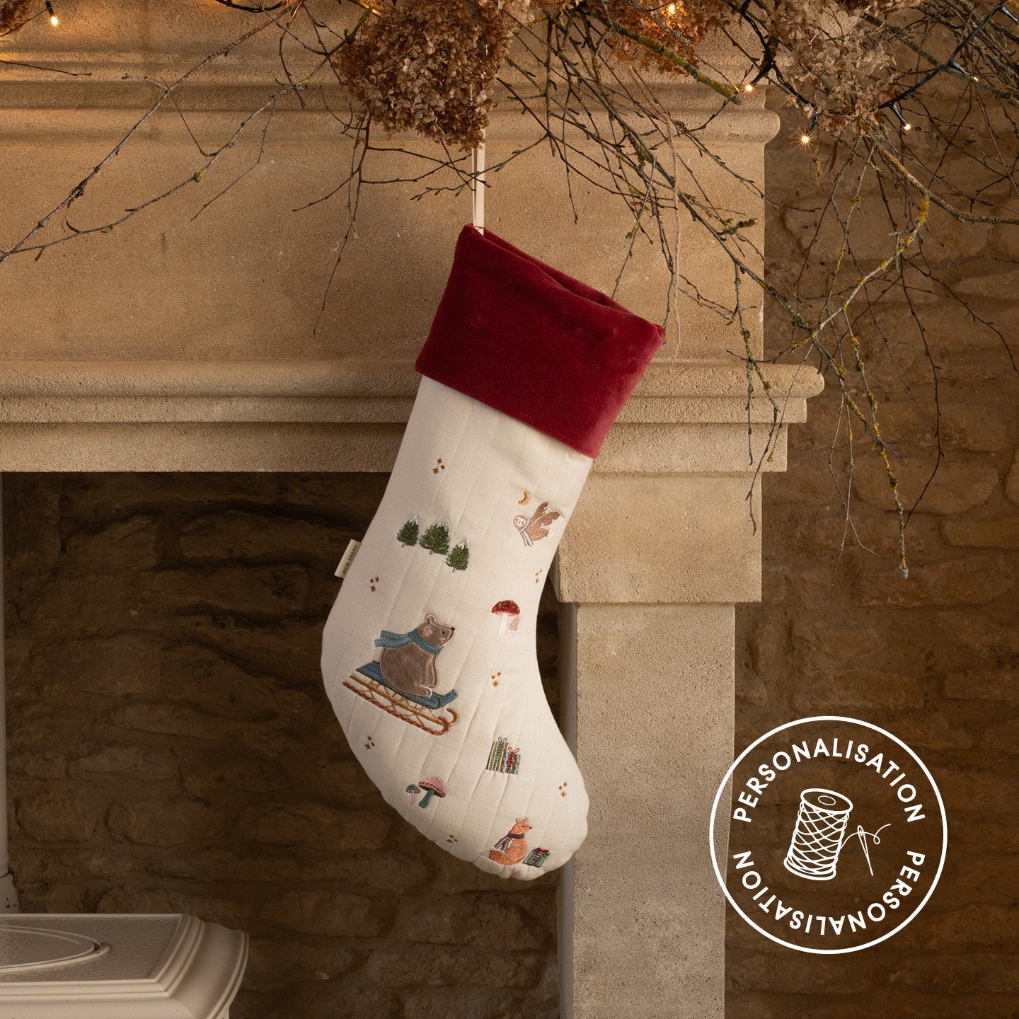 Christmas Stocking - Bear Cub