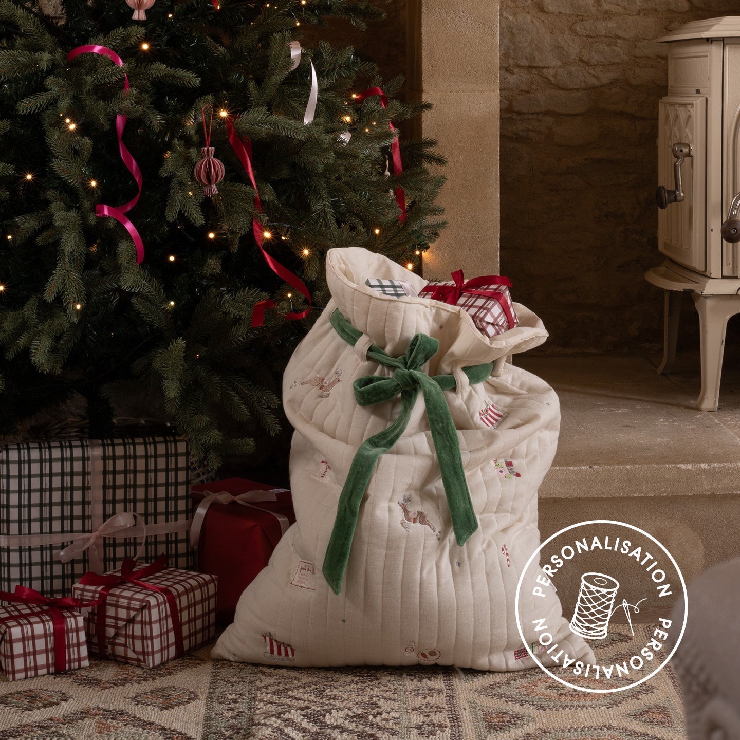 Christmas Present Sack - The North Pole