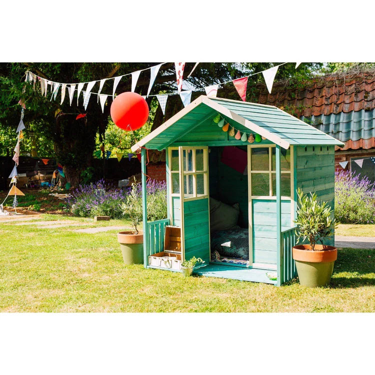 Plum Play Deckhouse Wooden Playhouse – Teal