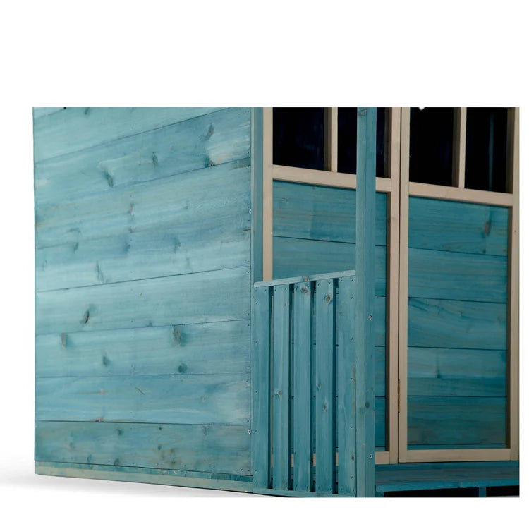 Plum Play Deckhouse Wooden Playhouse – Teal
