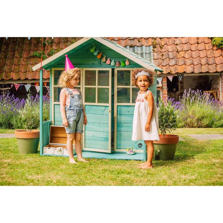 Plum Play Deckhouse Wooden Playhouse – Teal