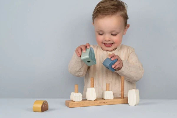 Little Dutch Stacking Puzzle Mushrooms  Forest Friends
