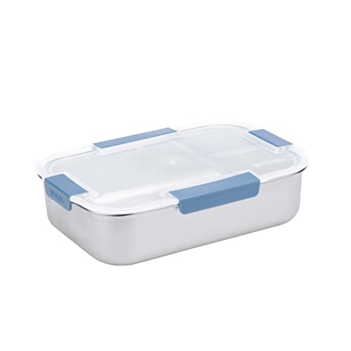 Blue Stainless Steel Bento Box,