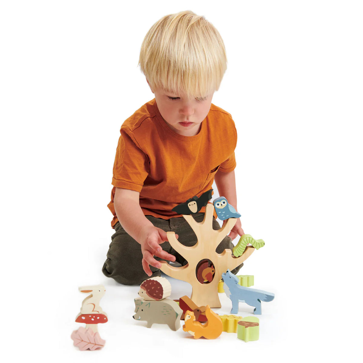 Tender Leaf Stacking Forest by Tenderleaf Toys - Learning Bugs UK