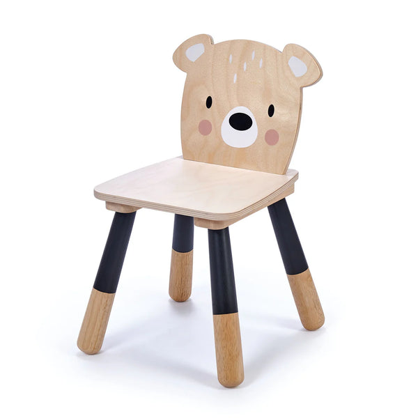 Forest Bear Chair - Wooden Toddler Seat