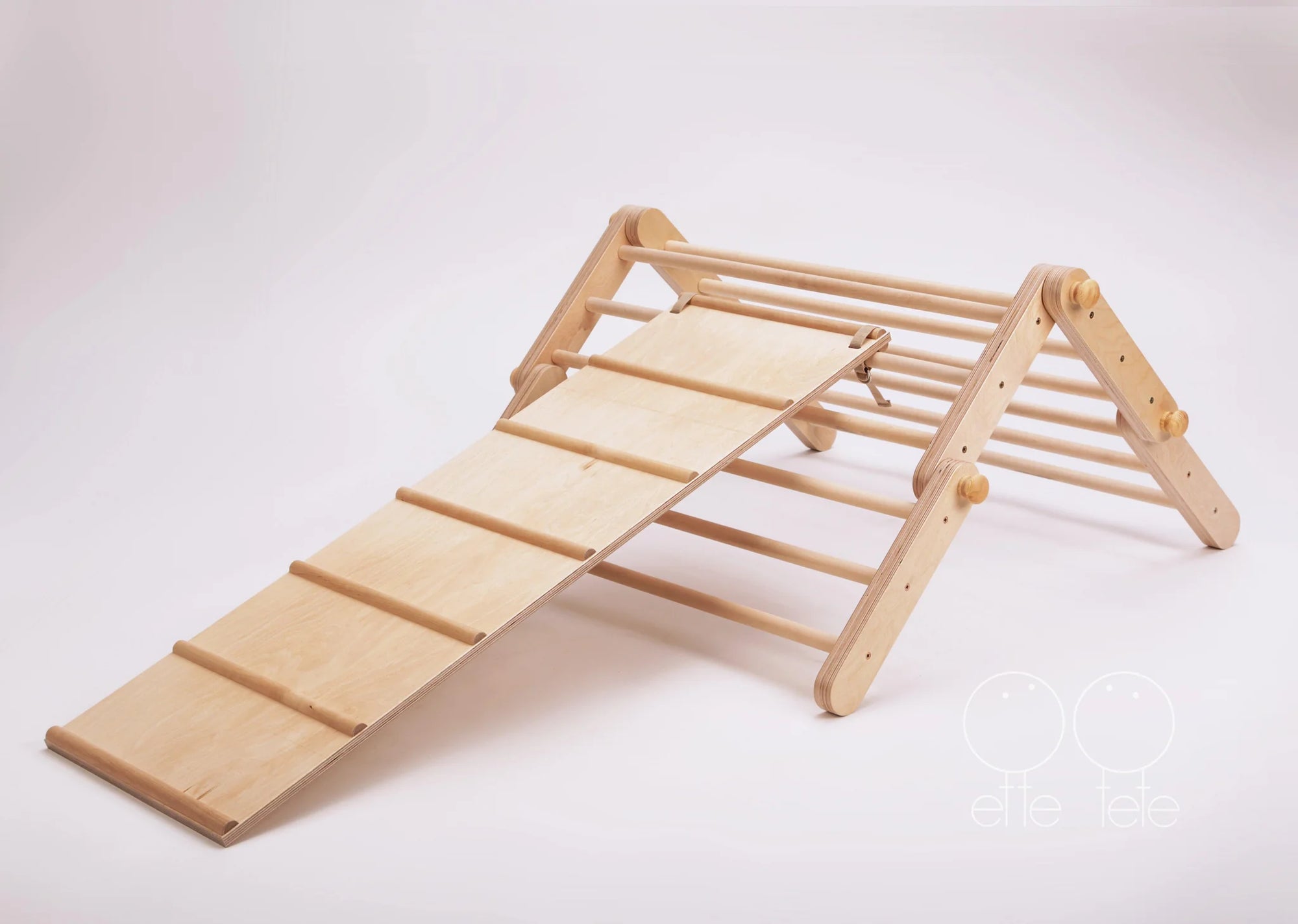 Modifiable Pikler Triangle With 1 Ramp by Ette Tete - Learning Bugs UK