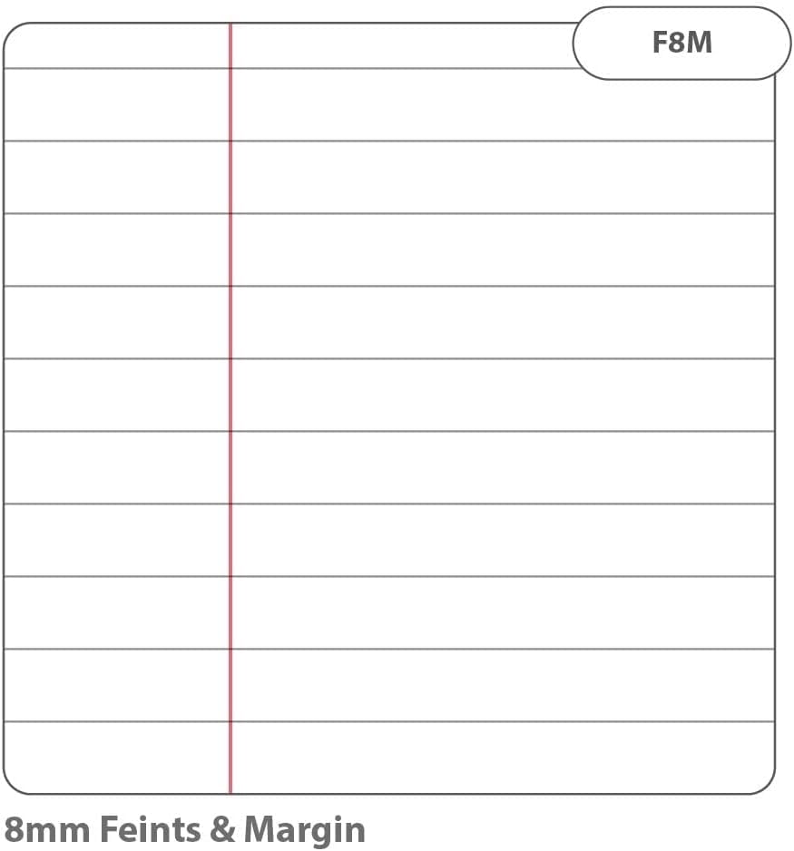 10 Pack Purple Lined Notebooks (48 Pages)