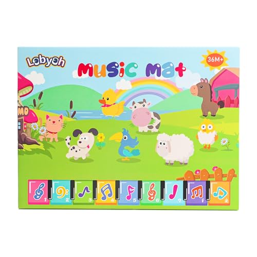 Baby Musical Mats with 25 Music Sounds, Musical Toys Child Floor