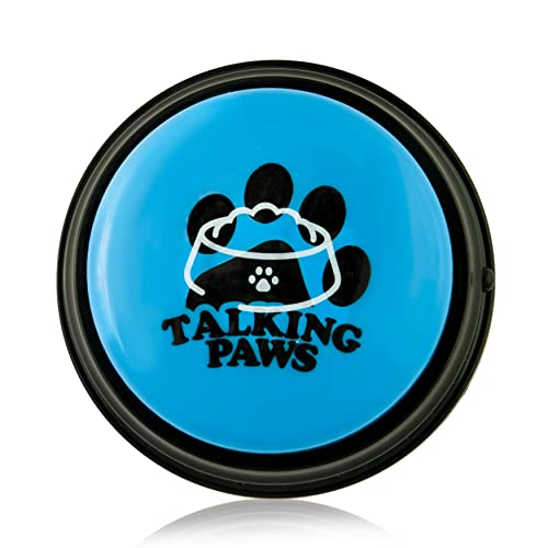 Talking Paws - Recordable Training Buttons for Dogs, Puppy & Pets. Free Stickers. Train Your Dog Easily To Press Buzzers And Voice What They Want To Do. The Perfect Present For Your Pet.