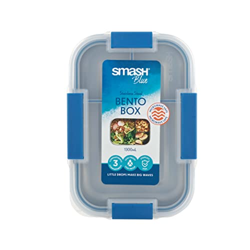 Blue Stainless Steel Bento Box,