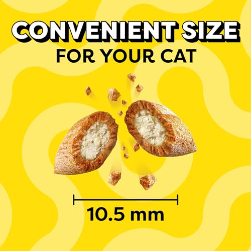 TEMPTATIONS Classic Crunchy and Soft Cat Treats Feline Favorite Variety Pack, 3 oz. Pouches,4 Count