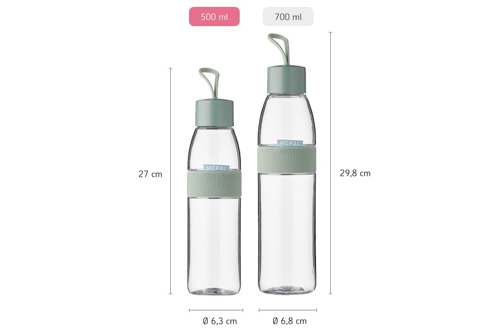Nordic Blue 500ml BPA-Free Leak-Proof Water Bottle