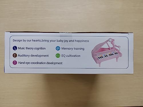 Amy&Benton Toddler Piano Toy for Baby Girls Pink Toy