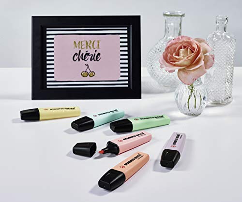 STABILO BOSS PASTEL Highlighters - Pack of 6