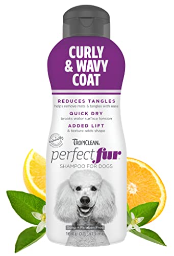 TropiClean PerfectFur Dog Shampoo - Used by Groomers - Derived from Natural Ingredients