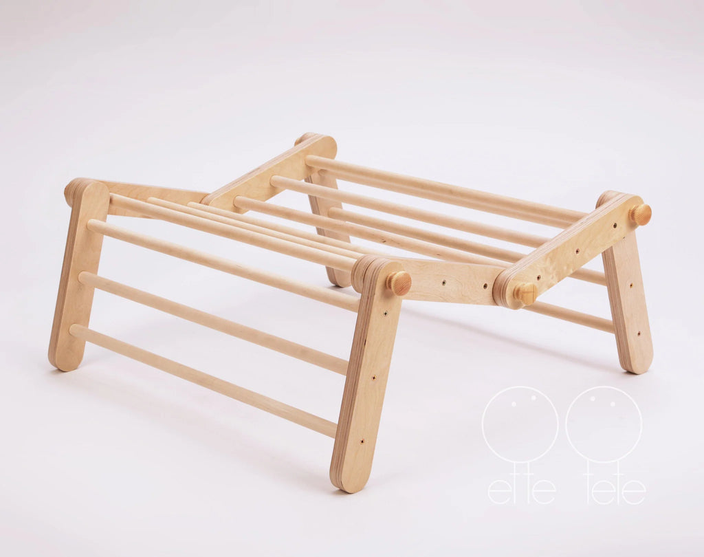Modifiable Pikler Triangle With 1 Ramp by Ette Tete - Learning Bugs UK