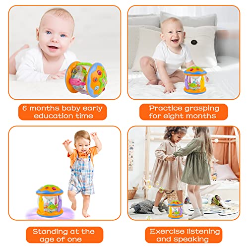 Baby Musical Toys 0-6 6-12 Months Rotating Projector Light Up