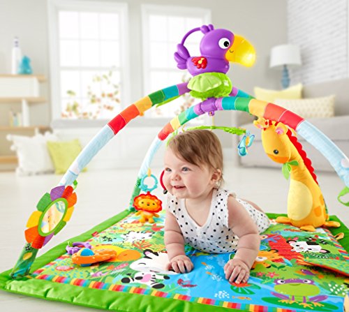 DFP08 Rainforest Gym Baby Playmat