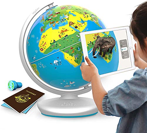 PlayShifu Educational Globe for Kids, Orboot Earth (Globe + App) Interactive AR World Globe, 400 Wonders, 1000+ Facts