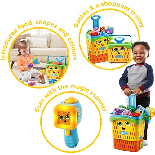 Interactive Count-Along Basket & Scanner, Roleplay Toy