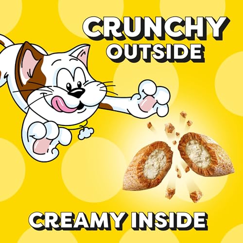 TEMPTATIONS Classic Crunchy and Soft Cat Treats Feline Favorite Variety Pack, 3 oz. Pouches,4 Count
