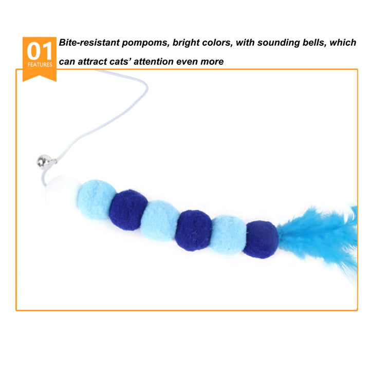 Cat Toys Set 22 Pack Kitten Toys -Cat Toys Interactive for Indoor Cats Feathers Wand tent Tunnel Interactive Kitty and Cats Toys
