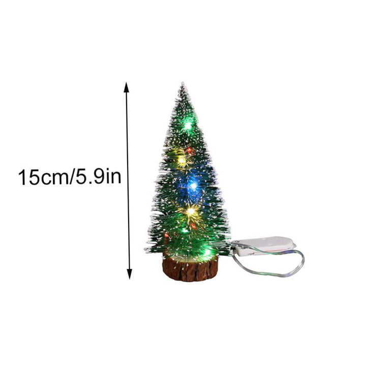 15cm Mini Christmas Tree with Lights