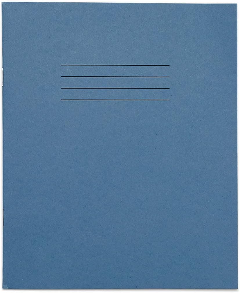 8x6.5 Light Blue 32-Page Notebooks