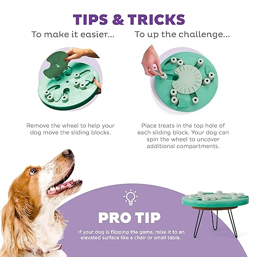 Outward Hound Nina Ottosson Dog Worker Green Interactive Treat Puzzle Dog Toy