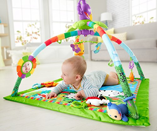 DFP08 Rainforest Gym Baby Playmat