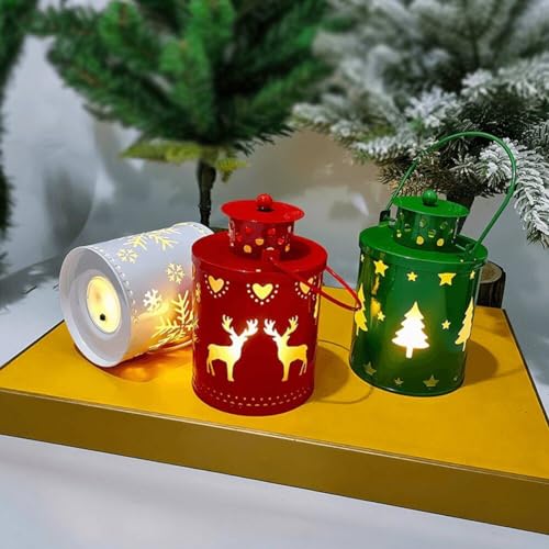 Iron Hollow Christmas Lantern Lights