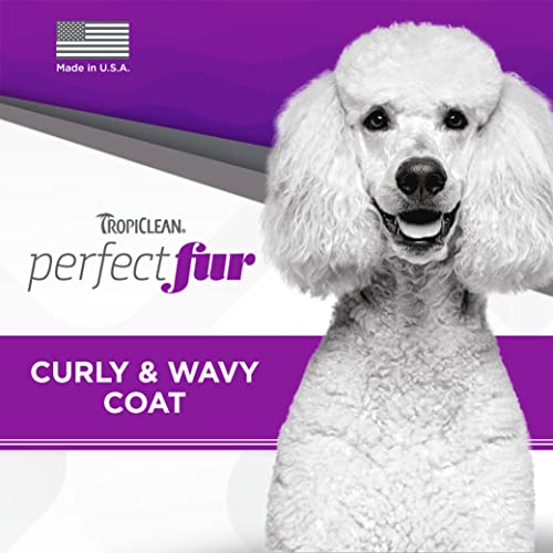 TropiClean PerfectFur Dog Shampoo - Used by Groomers - Derived from Natural Ingredients